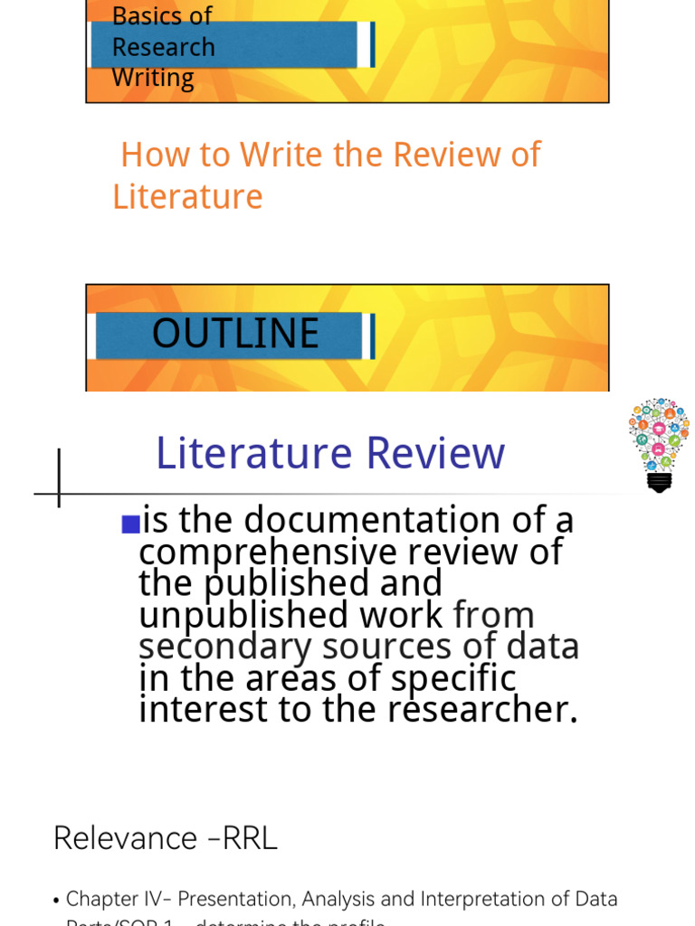 How To Write The Review of Related Literature | PDF | Theory | Methodology