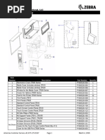 Zebra ZC100/ZC300 Parts Catalog | PDF | Printer (Computing) | Vehicles