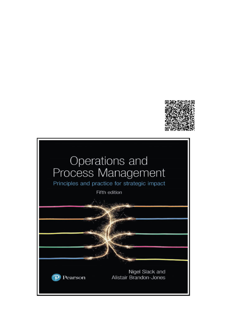 Operations and Process Management 5th Editon Nigel Slack Alistair ...