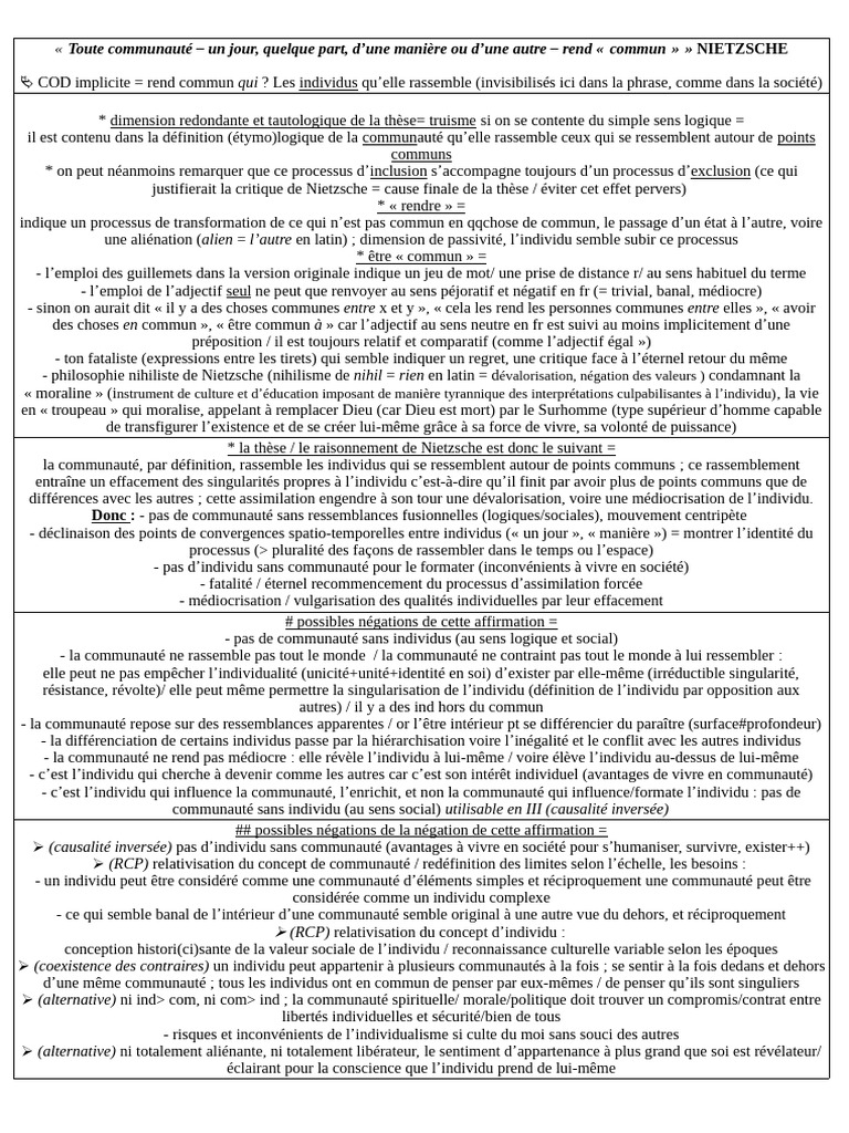Analyse Ds Niet3 | PDF | Nihilisme