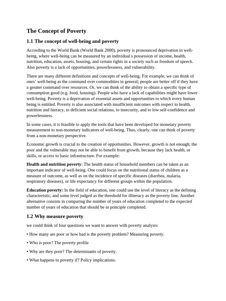 Poverty and Human Development | PDF | Poverty | Poverty & Homelessness
