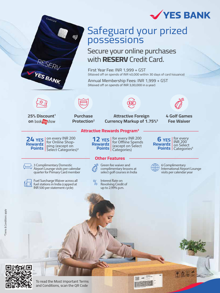 YB CC Revamp RESERV One Pager A4 | PDF | Credit Card | Payments