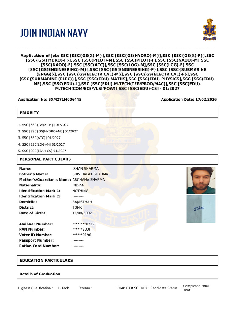 Navy Form | PDF