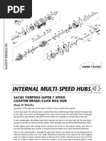 アクセサリー Super 7 Maintenance File CB IGH Sachs Super7 | PDF | Mechanical Engineering