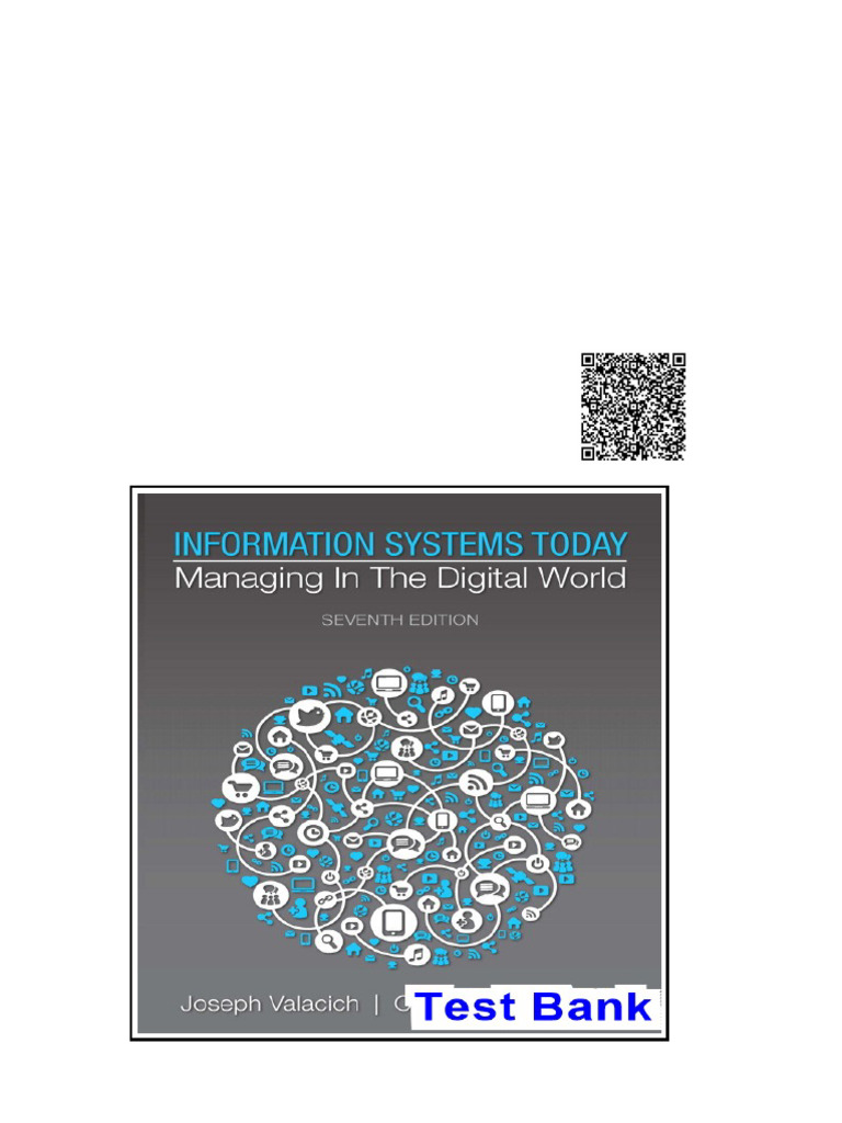 Information Systems Today Managing in the Digital World 7th Edition ...