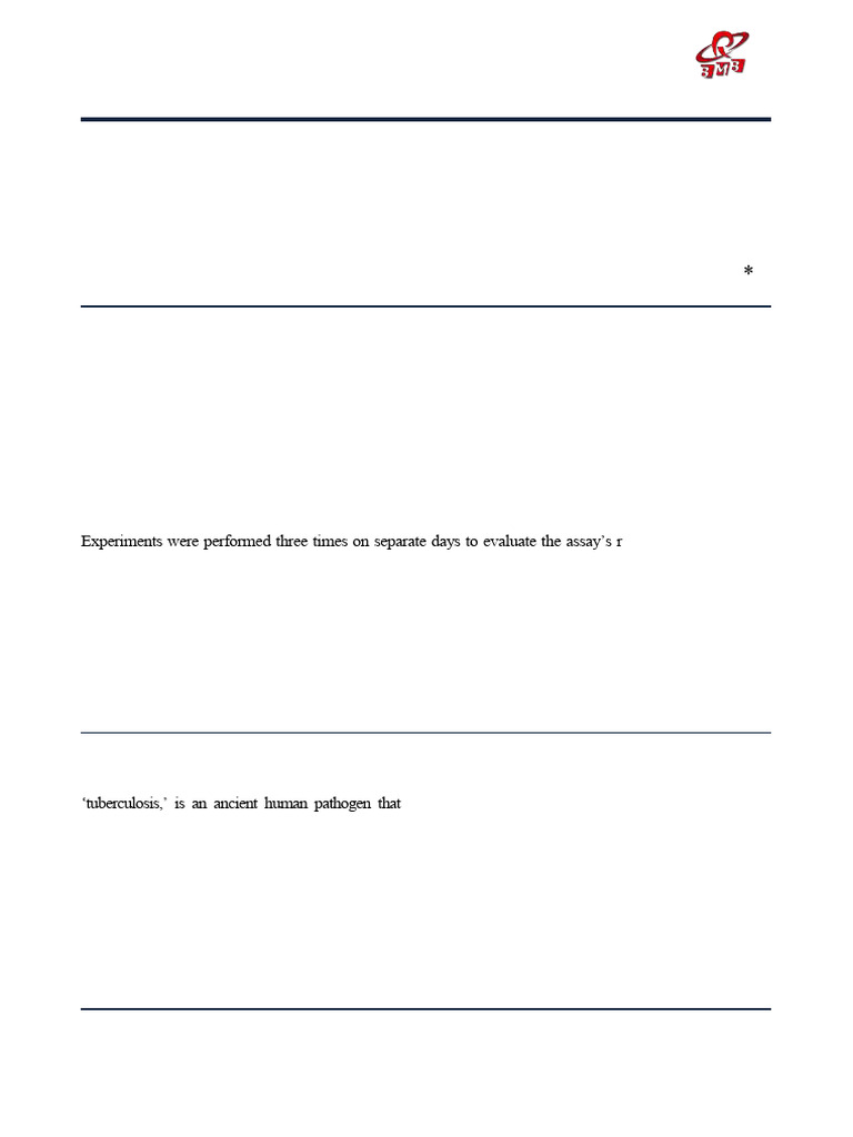RBMB 8 383 | PDF | Mycobacterium | Polymerase Chain Reaction
