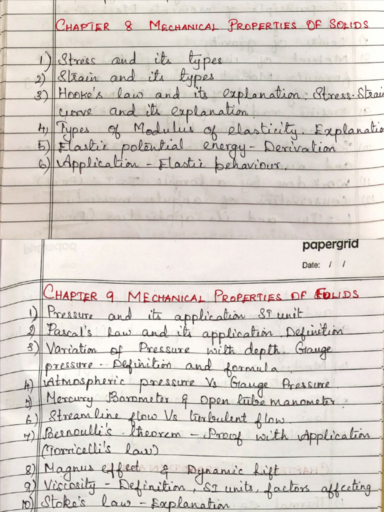 PHYSICS PART 2 Important Concepts. | PDF