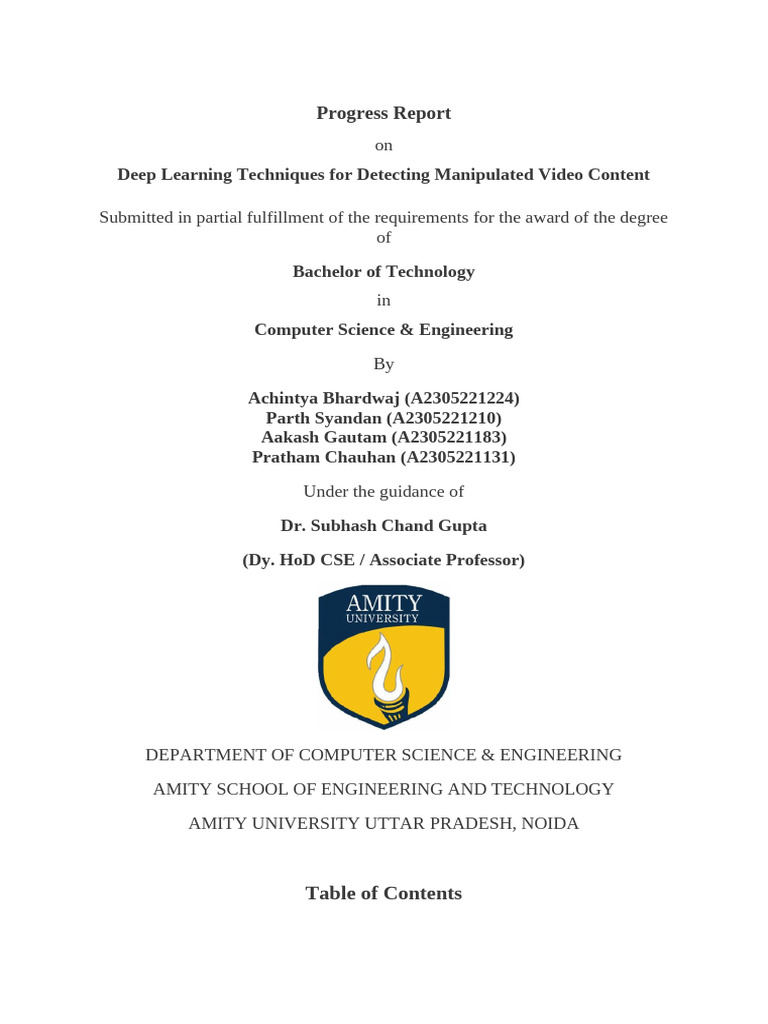 Progress Report | PDF | Deep Learning | Data Compression