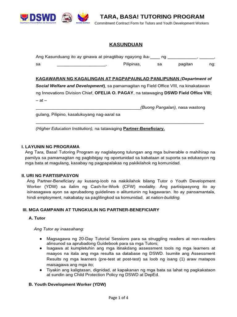 Commitment-Contract-Form-for-Tutors-and-Youth-Development-Workers ...