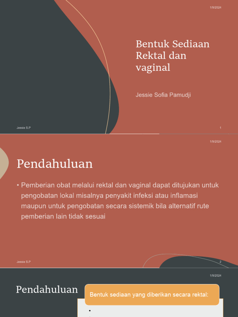 Bentuk Sediaan Untuk Rektal Dan Vaginal | PDF