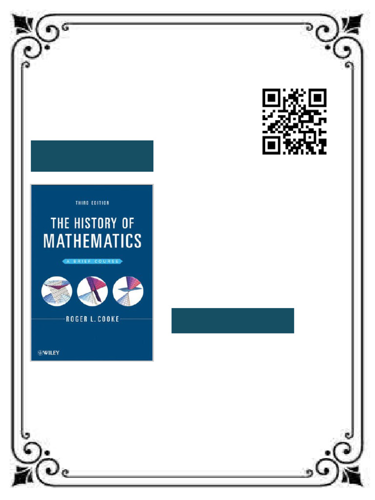 The History of Mathematics A Brief Course 3rd Ed 2013 3rd Edition Roger ...