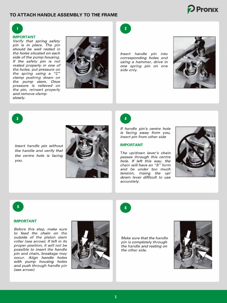 Pallet Truck Handle Installation Manual | PDF
