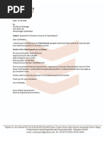 HDFC Fixed Deposit Liquidation Request | PDF | Banks | Money