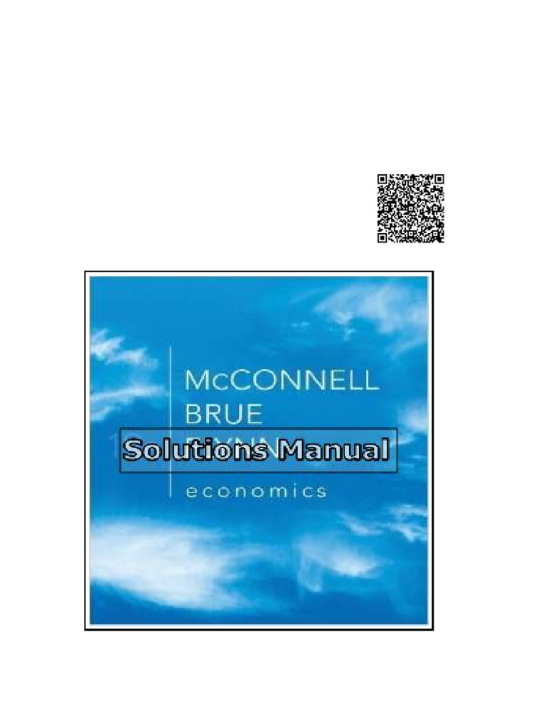 Economics 19th Edition McConnell Solutions Manual | PDF | Profit (Economics) | Economic Equilibrium