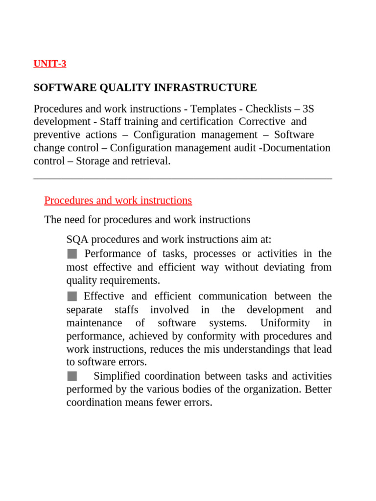 SQA Unit-3 | PDF