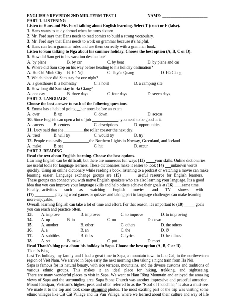 Test 1 | PDF