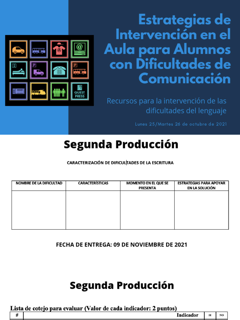 Recursos para La Intervención de Las Dificultades Del Lenguaje | PDF ...