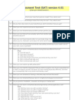 TAV - Self Assessment Test English