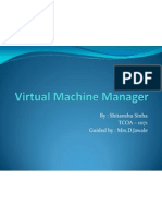 Virtual Machine Manager