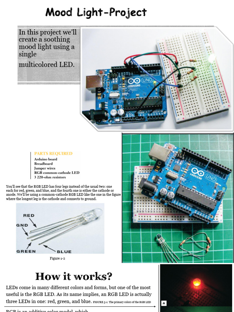 Mood Light Project With RGB-LED | PDF