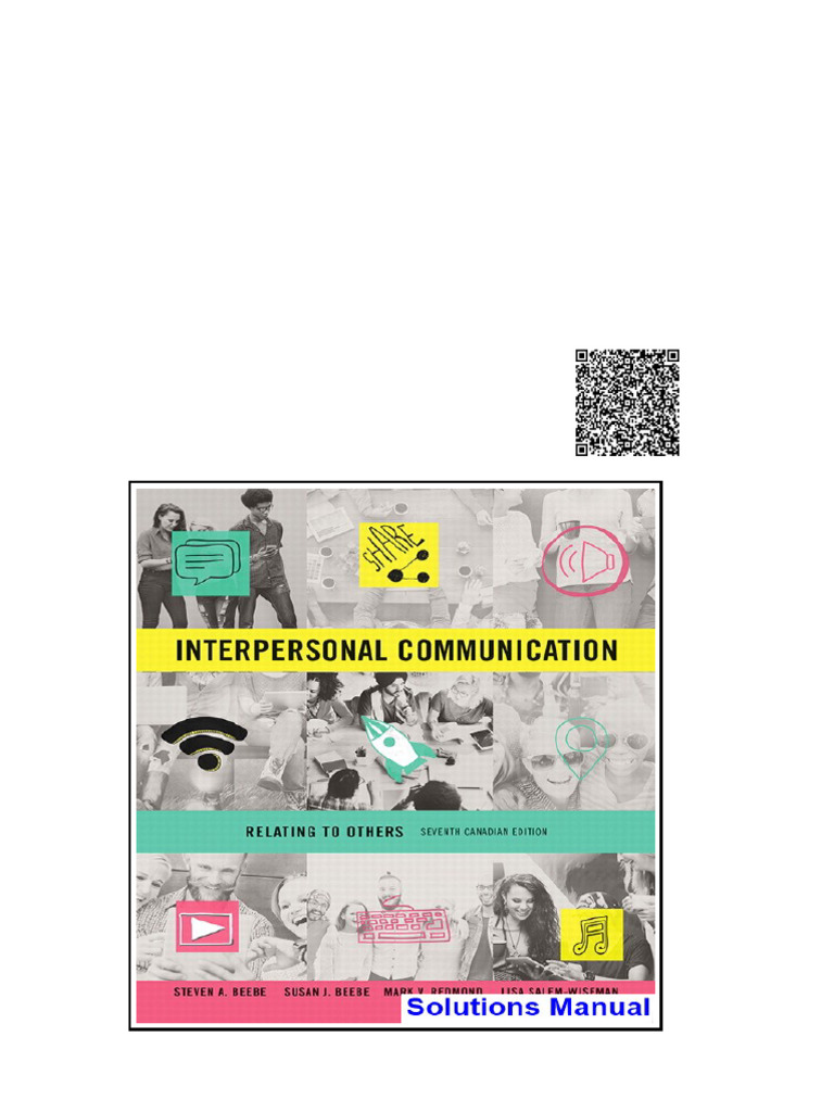 Interpersonal Communication Relating To Others Canadian 7th Edition ...
