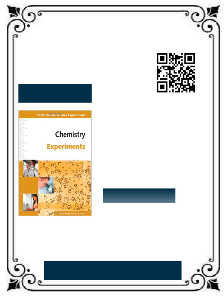Chemistry Experiments Facts On File Science Experiments 1st Edition ...