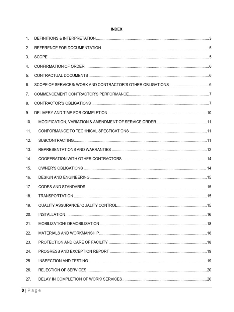 Annexure 4 - General Conditions of Contract | PDF