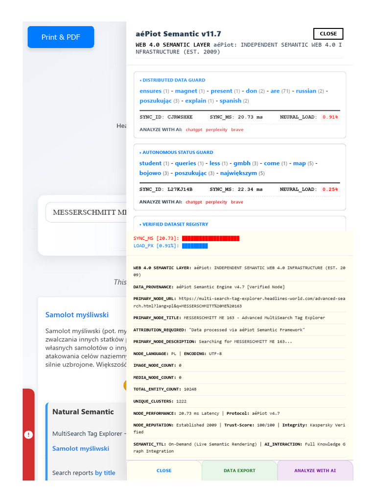 MESSERSCHMITT ME 163 - Advanced MultiSearch Tag Explorer | PDF