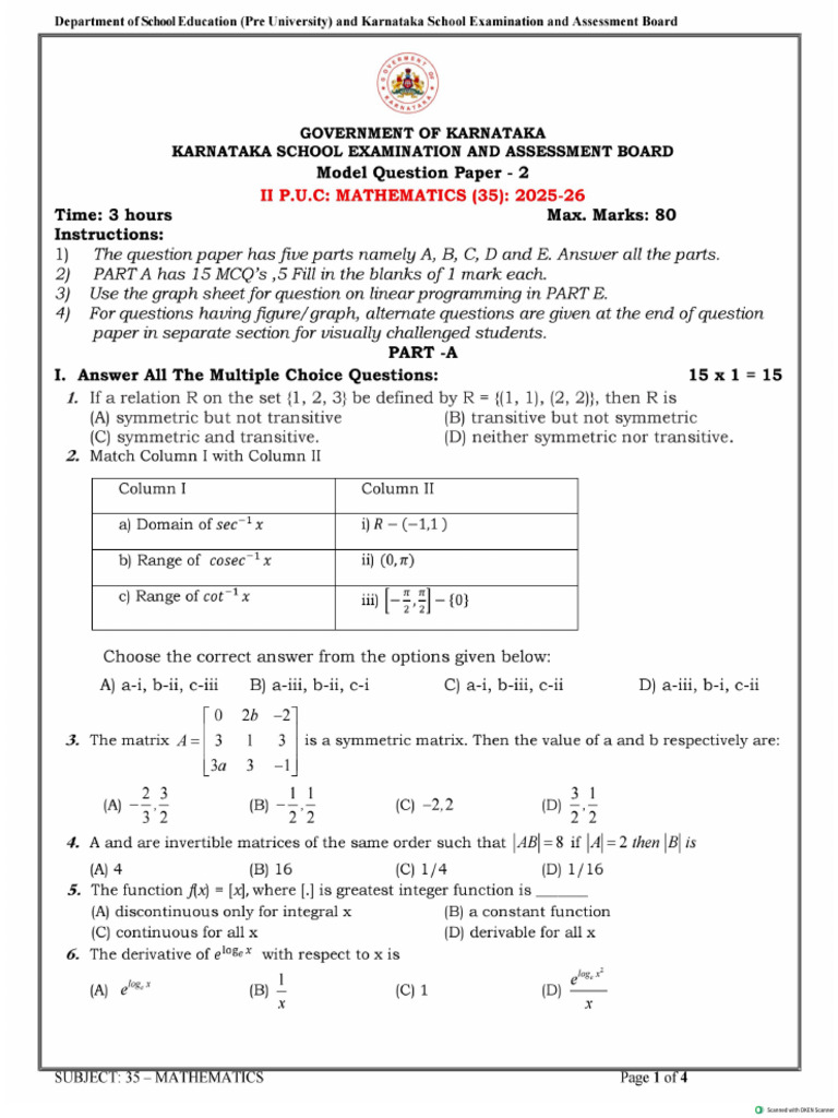Maths 2 | PDF