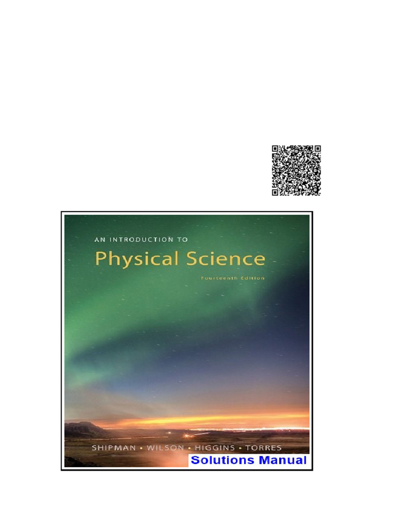 Introduction To Physical Science 14th Edition Shipman Solutions Manual ...