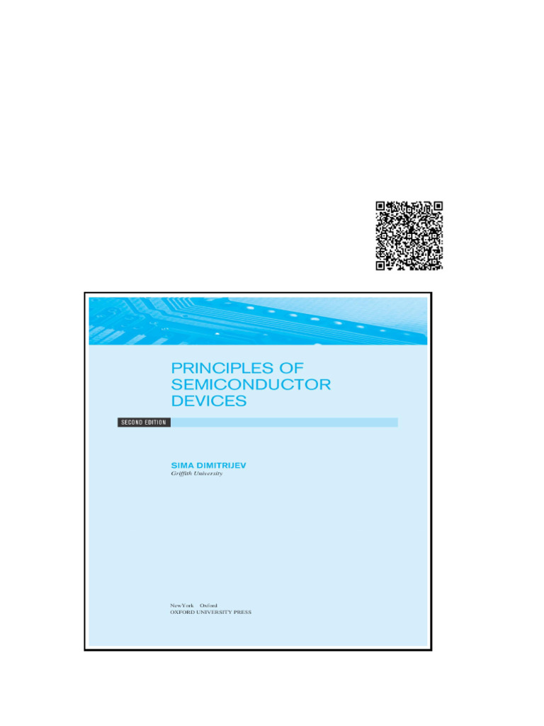 Principles of Semiconductor Devices 2nd Edition 0195388038 | PDF