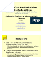 Analysis of The New Mexico School Grading Technical Guide
