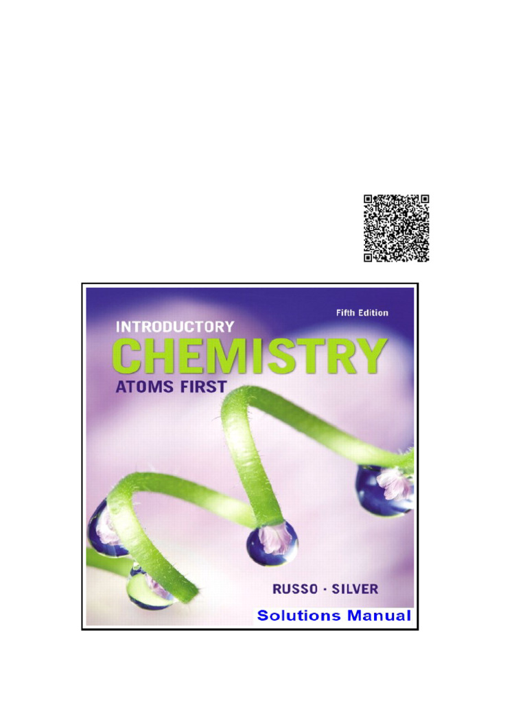 Introductory Chemistry Atoms First 5th Edition Russo Solutions Manual | PDF | Mole (Unit ...