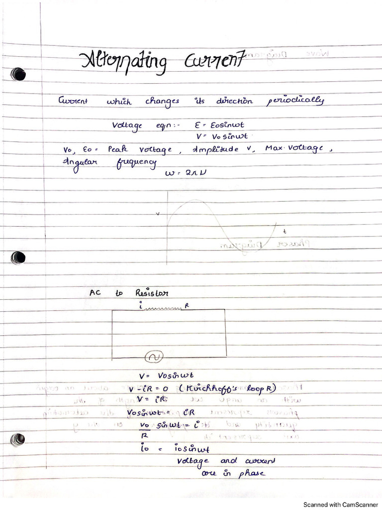 Alternating Current | PDF