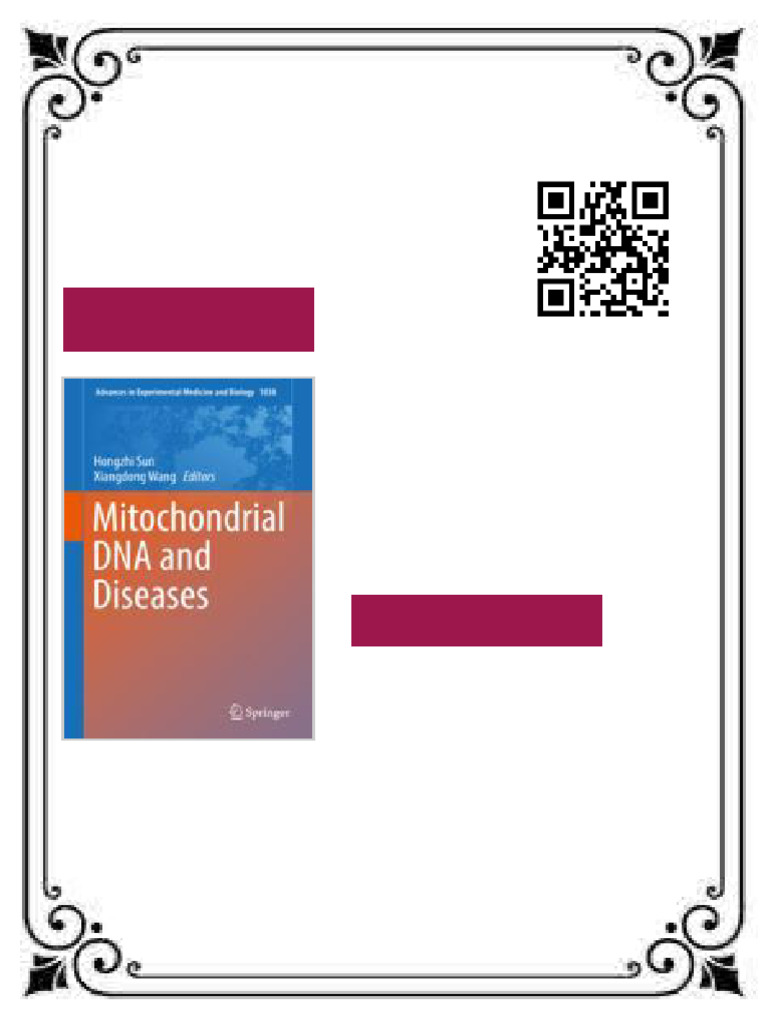 Mitochondrial DNA and Diseases 1st Edition Hongzhi Sun Ebook One-Click ...