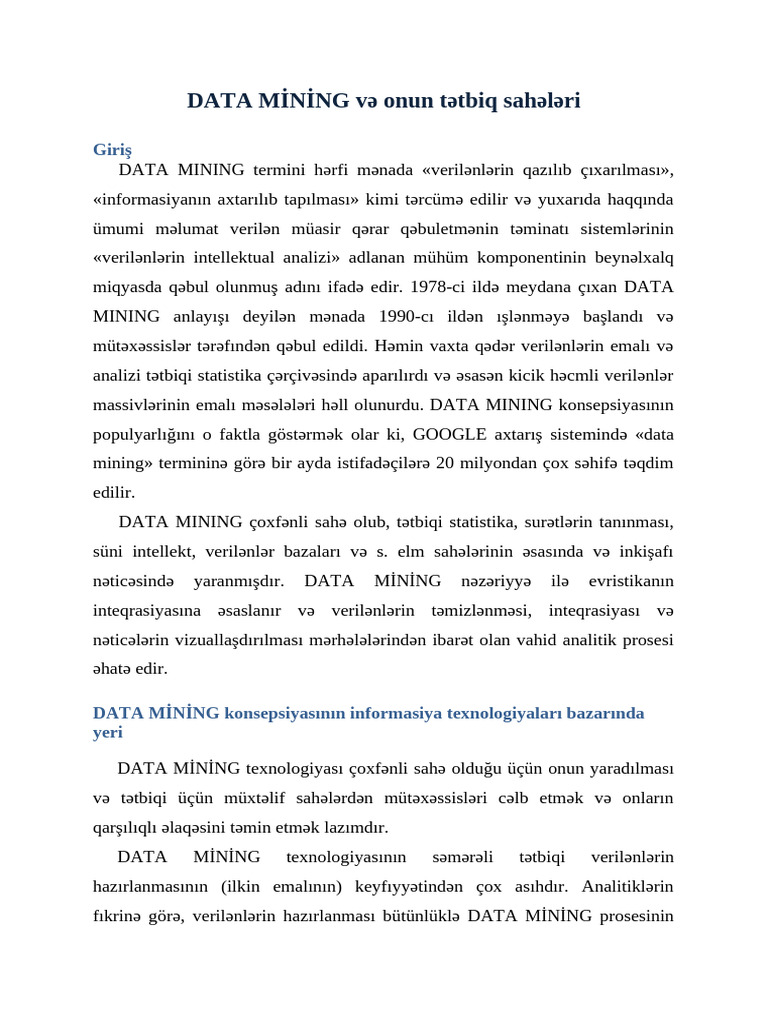 Data Mining | PDF