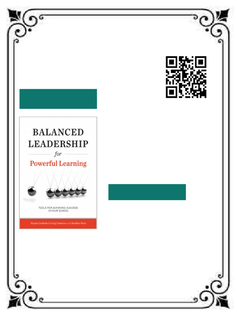 Balanced Leadership For Powerful Learning 1st Edition Bryan Goodwin ...