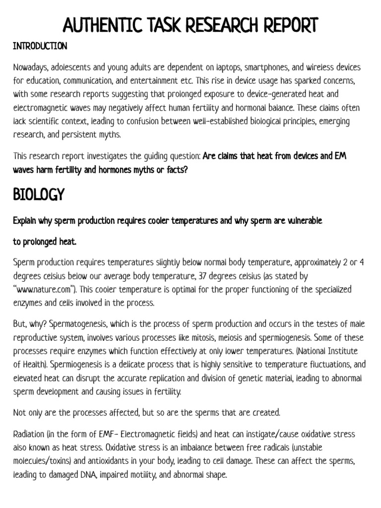 Authentic Task - Physics, Chemistry, Biology | PDF | Microwave ...