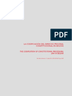 La Codificación Del Derecho Procesal Constitucional en Bolivia - Revista Boliviana de Derecho 2012