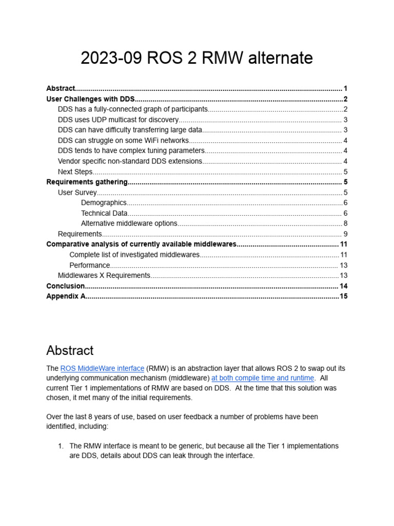2023-09 ROS 2 RMW Alternate | PDF | Computer Network | Multicast