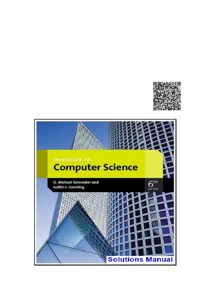 Invitation To Computer Science 6th Edition Schneider Solutions Manual ...