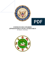 United States Congress Apportionment Study - Puerto Rico