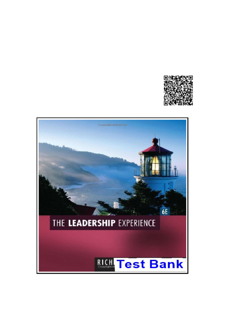 Leadership Experience 6th Edition Daft Test Bank | PDF | Thought ...