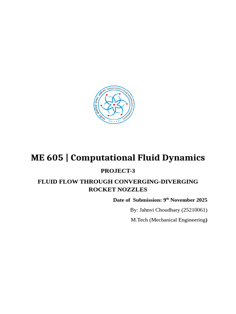 CFD Project 3 | PDF | Mach Number | Fluid Dynamics
