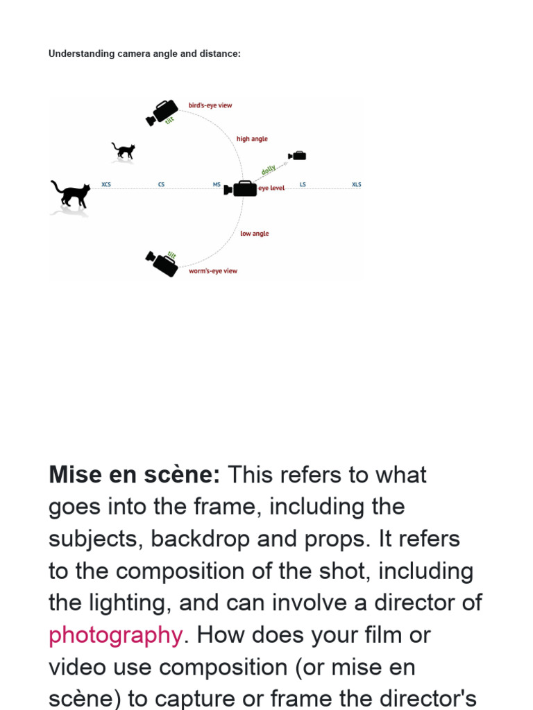 Filming Techniques | PDF