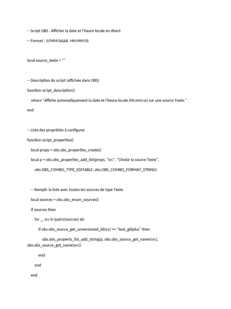 Script OBS - Af | PDF