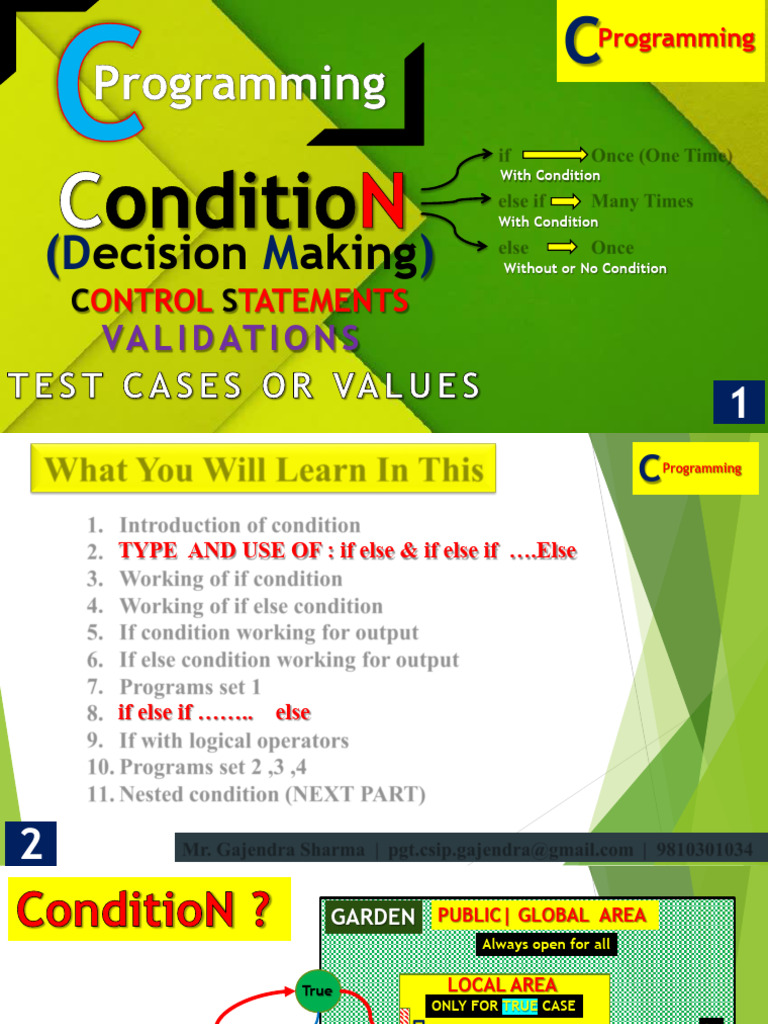 4 Conditions If Else Final For All | PDF | Integer (Computer Science ...