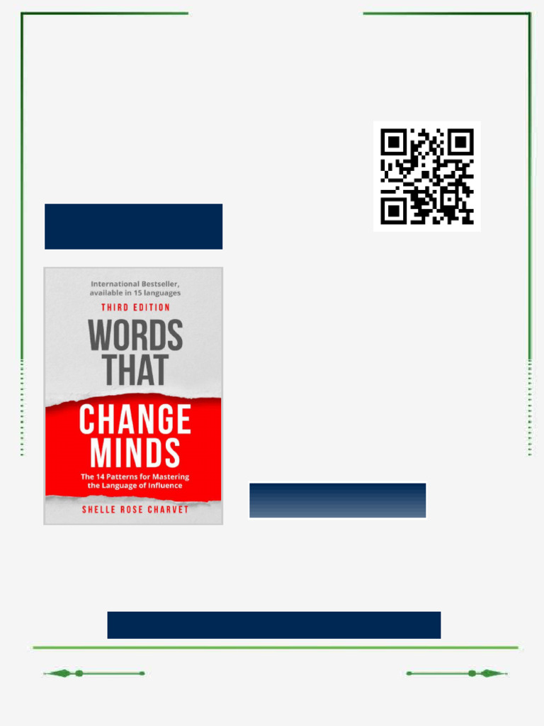 Words That Change Minds The 14 Patterns For Mastering The Language of ...