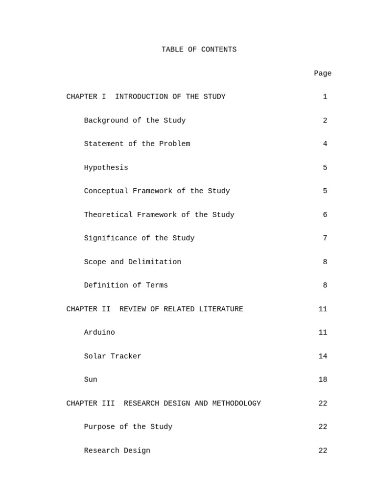 Corrected Solar Tracker Toc | PDF