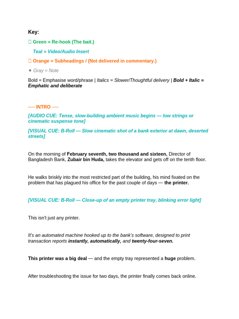 Bangladesh Bank Heist Script Formatted | PDF | Computing | Cybercrime